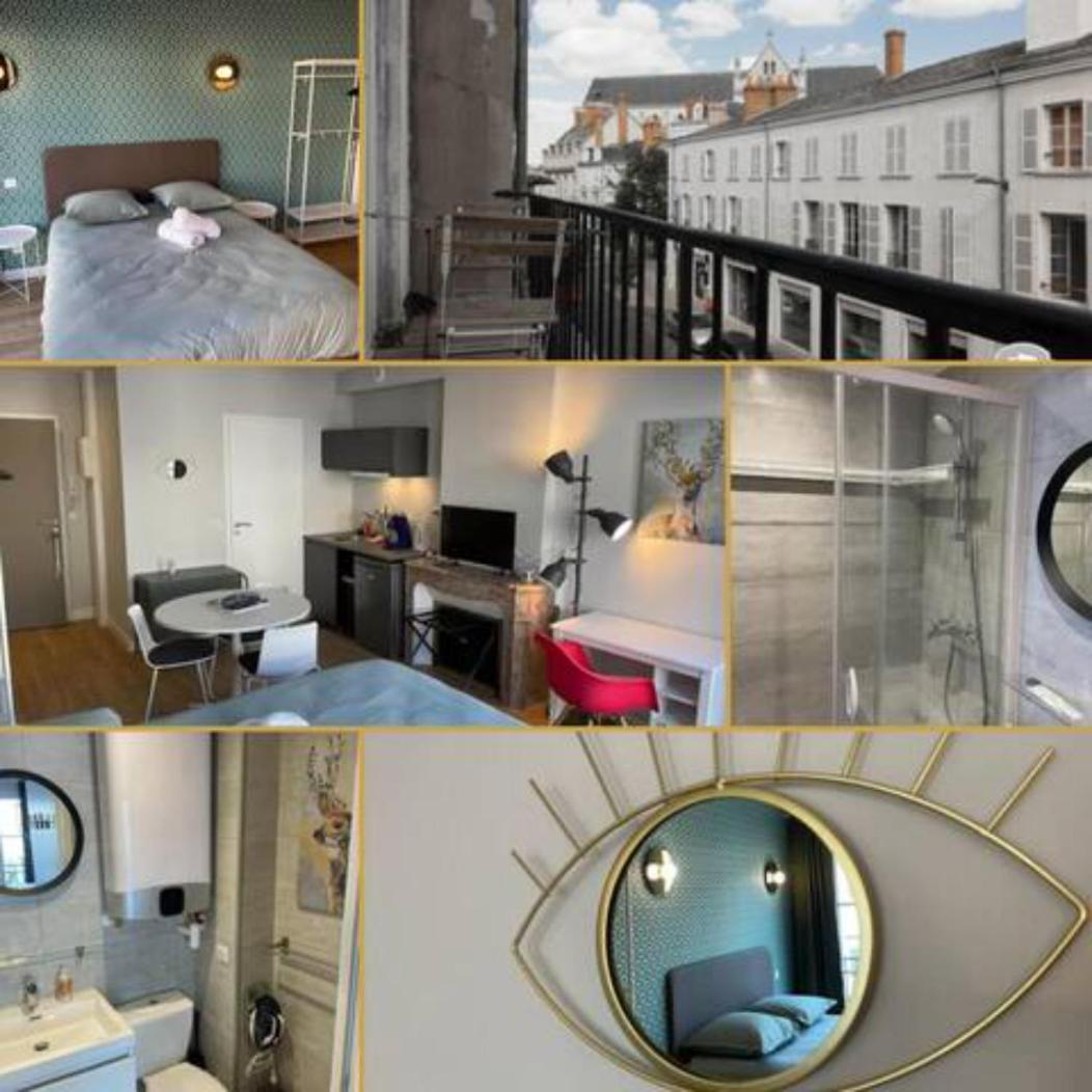Apartamento Chaleureux Studio * Neuf * Hypercentre * Wifi * Orléans Exterior foto